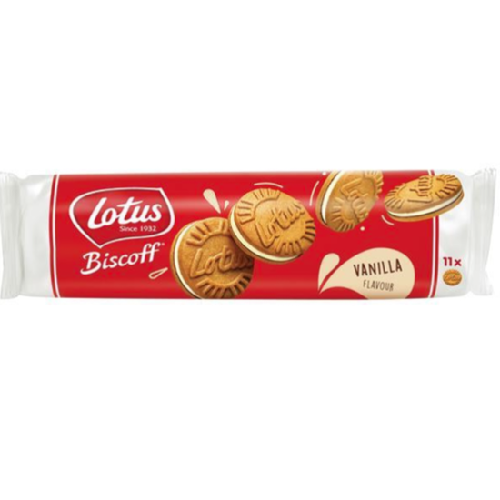 LOTUS BISCOFF ΓΕΜΙΣΤΑ ΜΠΙΣΚΟΤΑ 110GR ΜΕ ΓΕΜΙΣΗ ΒΑΝΙΛΙΑ
